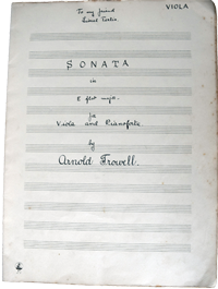 image of title page of score